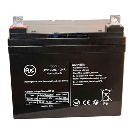 Battery Clerk AJC Leoch DJW12-33 Sealed Lead Acid - AGM - VRLA Battery DJW12-33-Leoch-12V-35Ah-SLA